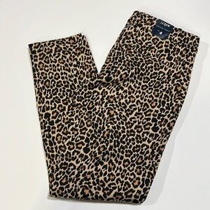 J . Crew -‎ Winnie Pant, 4, animal print, skinny stretch